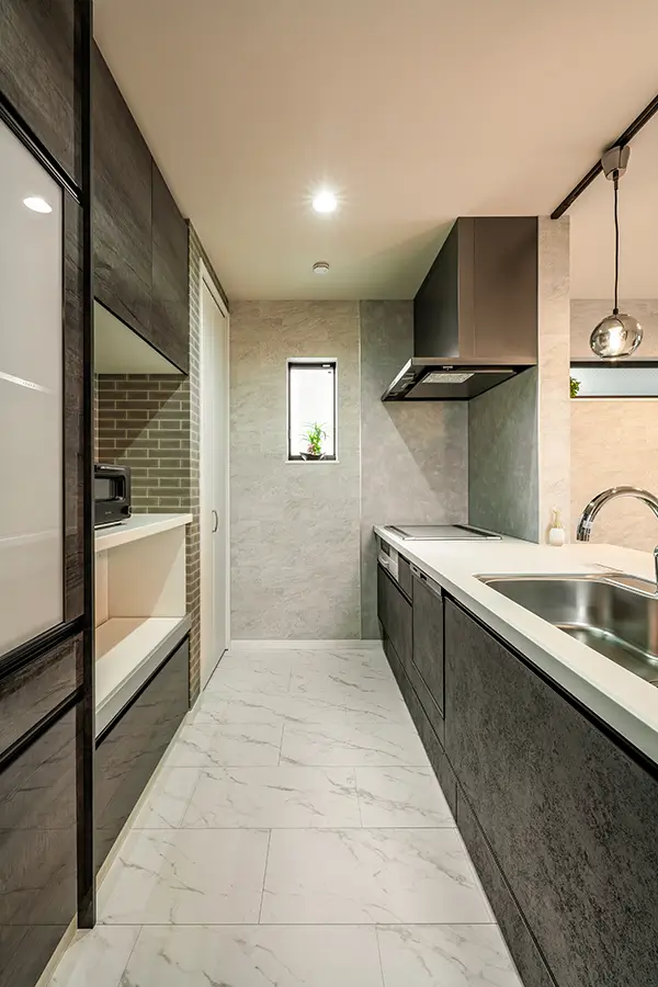 東大阪市の新築注文住宅　キッチン｜7ARC施工事例