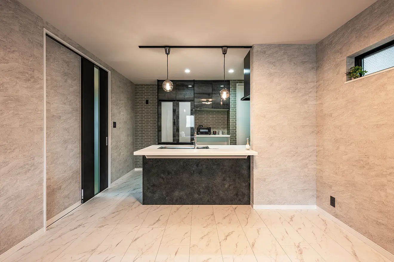 東大阪市の新築注文住宅　キッチン｜7ARC施工事例