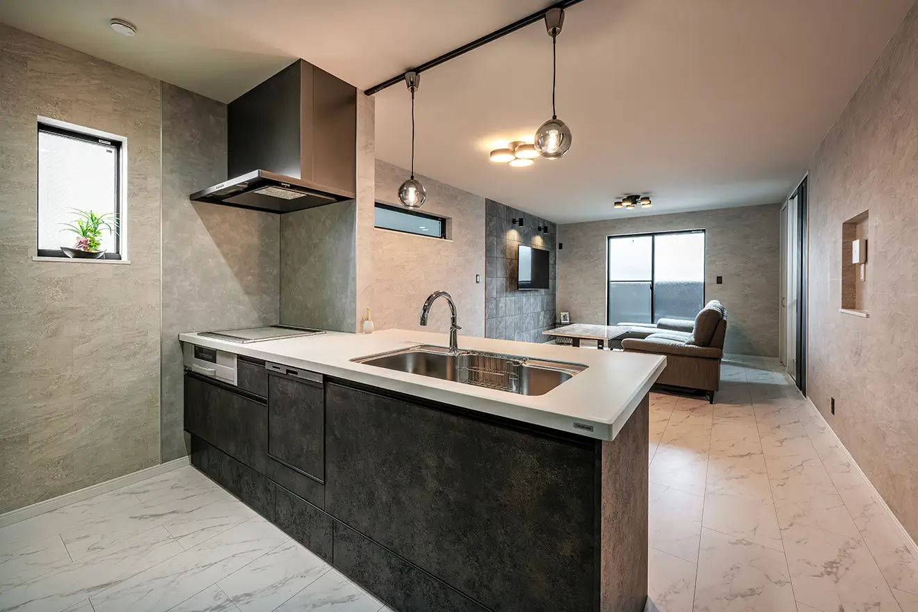 東大阪市の新築注文住宅　LDK｜7ARC施工事例