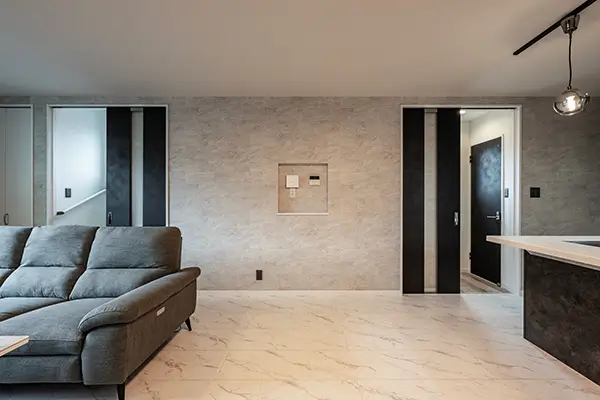 東大阪市の新築注文住宅　LDK｜7ARC施工事例