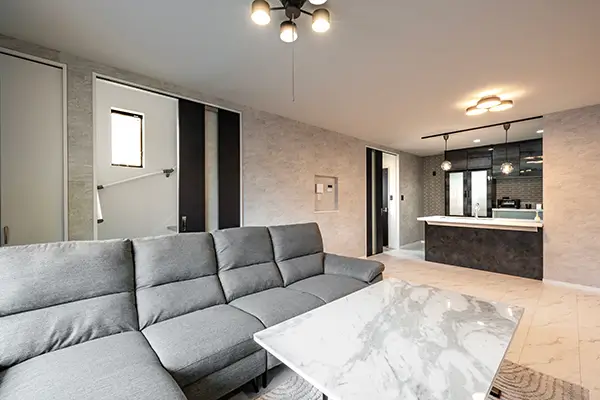 東大阪市の新築注文住宅　LDK｜7ARC施工事例