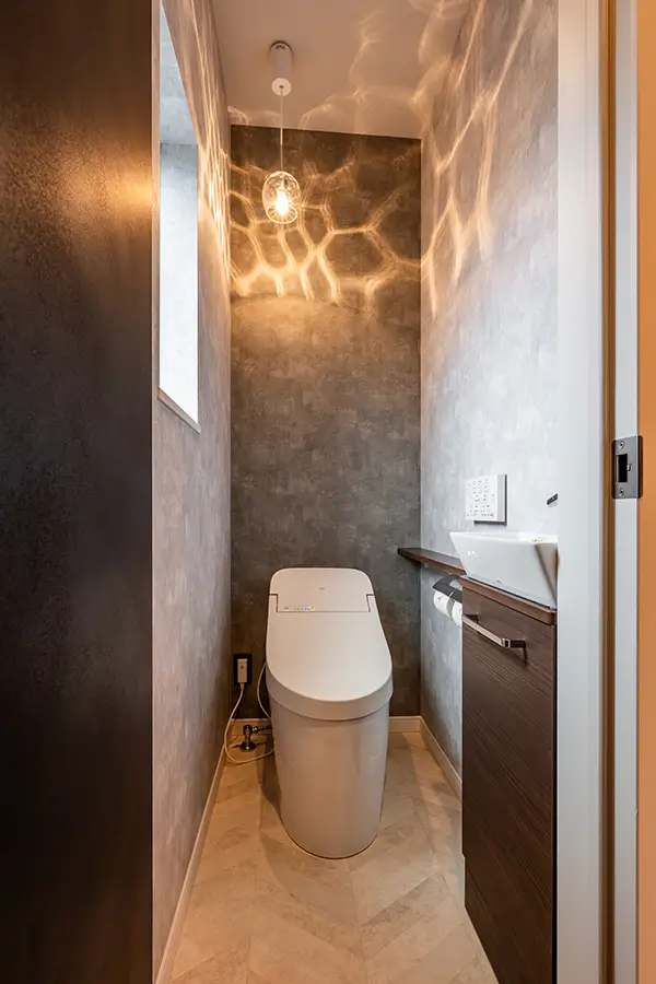 東大阪市の新築注文住宅　トイレ｜7ARC施工事例