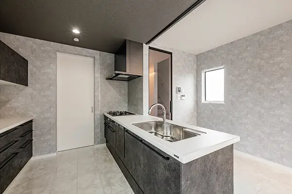 東大阪市の新築注文住宅　キッチン｜7ARC施工事例