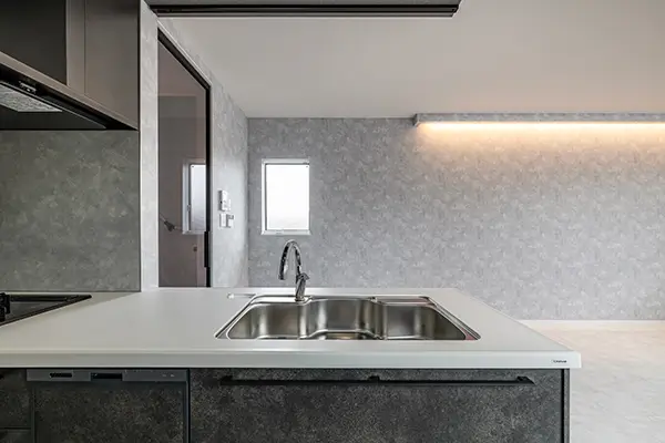 東大阪市の新築注文住宅　キッチン｜7ARC施工事例