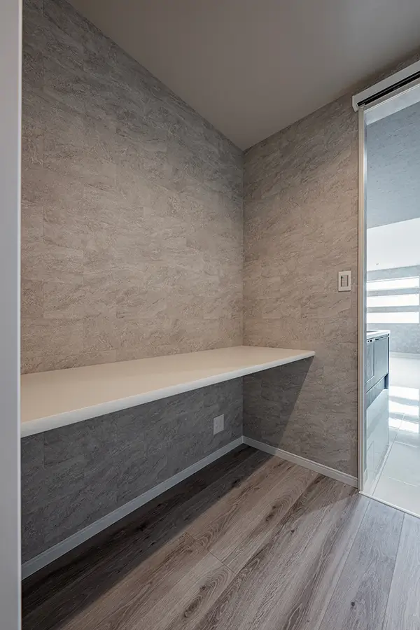 東大阪市の新築注文住宅　ランドリールーム｜7ARC施工事例