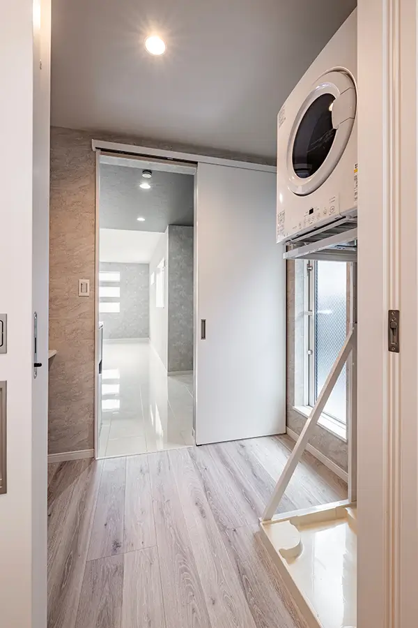 東大阪市の新築注文住宅　ランドリールーム｜7ARC施工事例