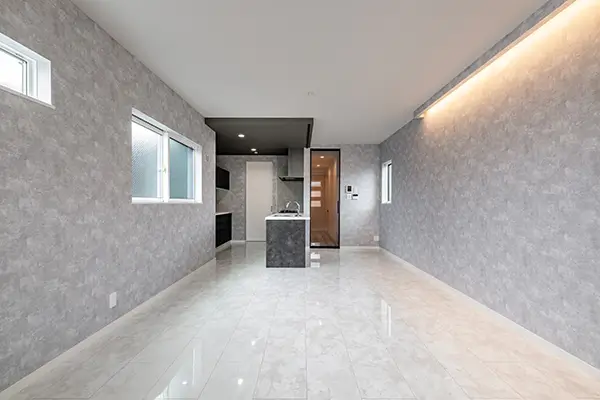 東大阪市の新築注文住宅　LDK｜7ARC施工事例