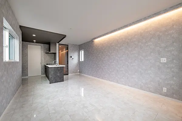 東大阪市の新築注文住宅　LDK｜7ARC施工事例