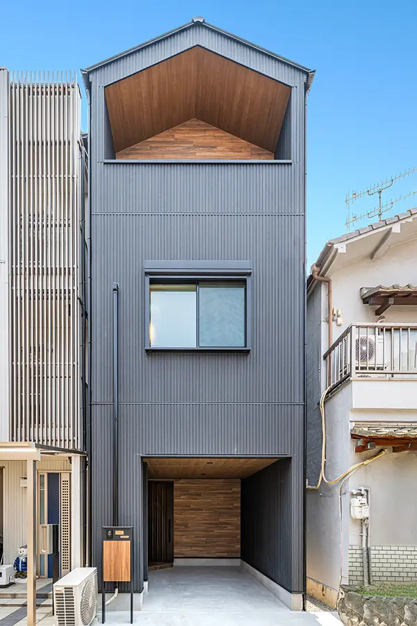 東大阪市の新築注文住宅　外観｜7ARC施工事例