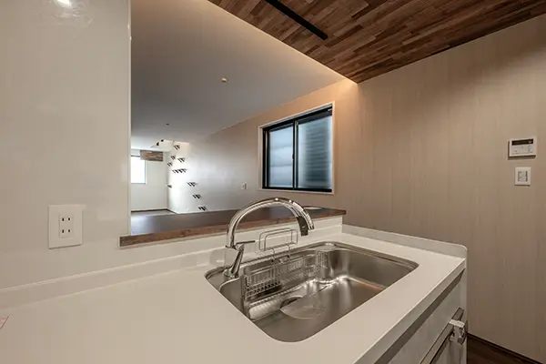 東大阪市の新築注文住宅　キッチン｜7ARC施工事例