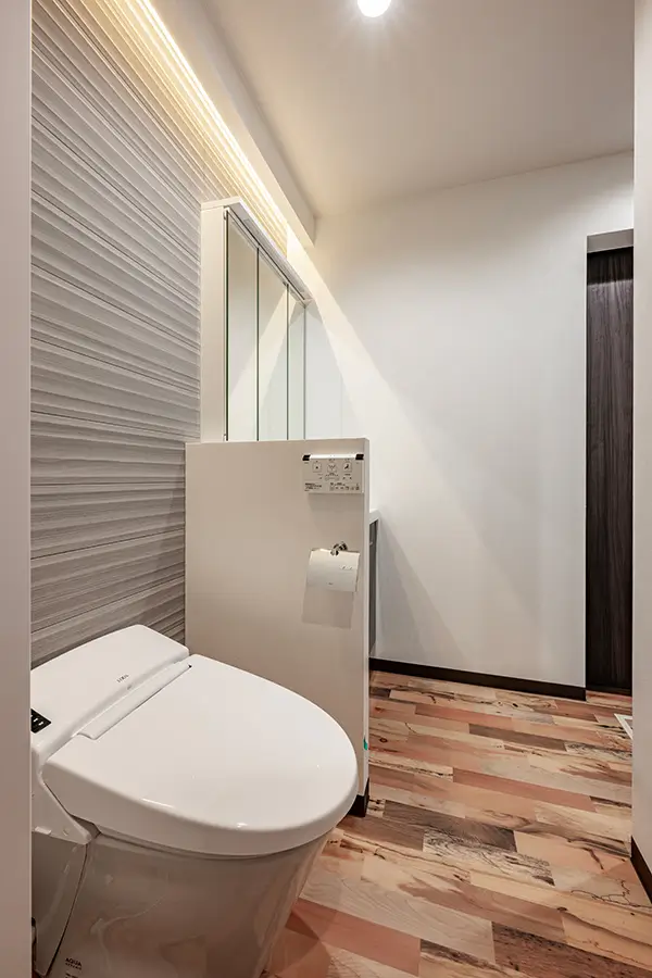 東大阪市の新築注文住宅　トイレ｜7ARC施工事例