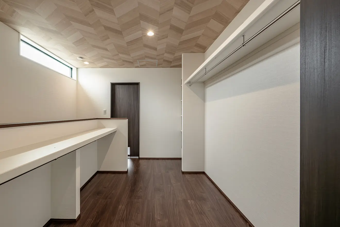 東大阪市の新築注文住宅　ウォークインクローゼット｜7ARC施工事例
