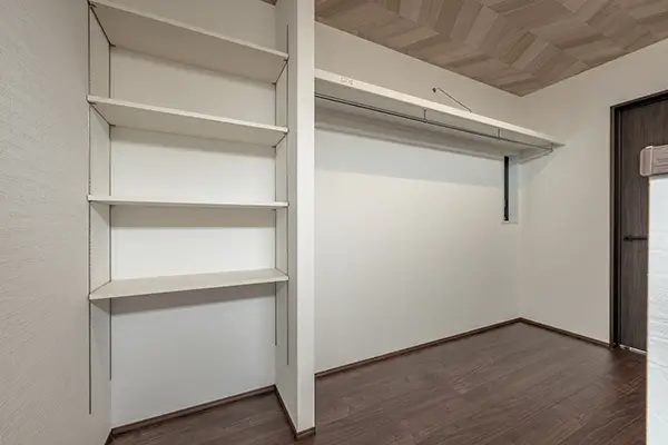 東大阪市の新築注文住宅　ウォークインクローゼット｜7ARC施工事例