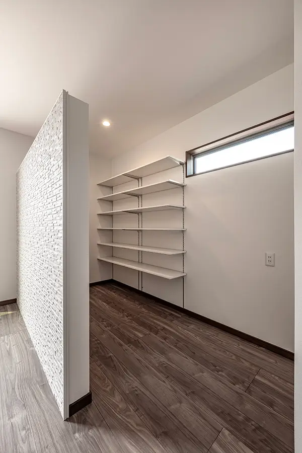 東大阪市の新築注文住宅　ウォークインクローゼット｜7ARC施工事例