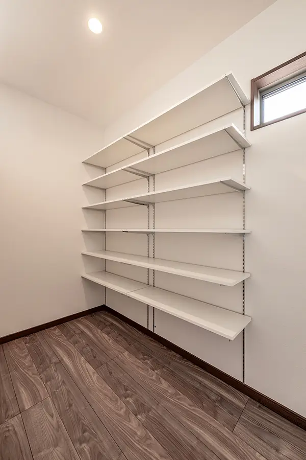 東大阪市の新築注文住宅　ウォークインクローゼット｜7ARC施工事例