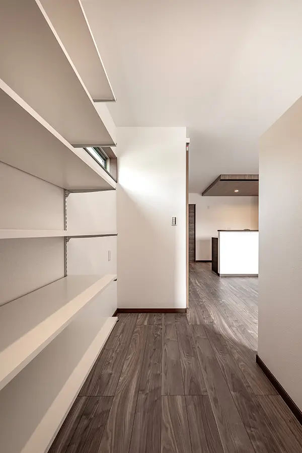 東大阪市の新築注文住宅　ウォークインクローゼット｜7ARC施工事例