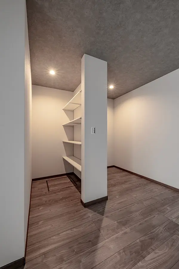 東大阪市の新築注文住宅　ウォークインクローゼット｜7ARC施工事例