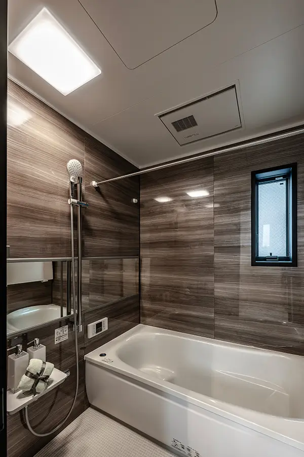 大阪市港区の新築注文住宅　浴室｜7ARC施工事例