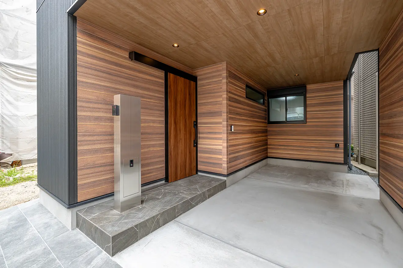 大阪市港区の新築注文住宅　外観｜7ARC施工事例