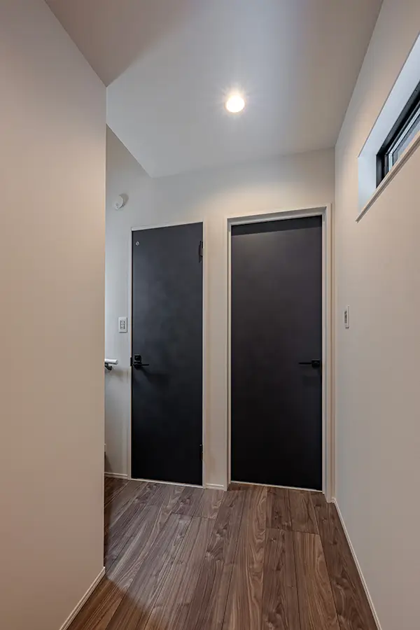 大阪市港区の新築注文住宅　廊下｜7ARC施工事例