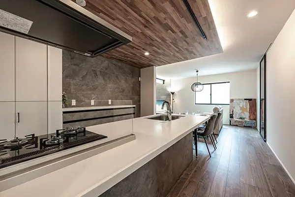 大阪市港区の新築注文住宅　キッチン｜7ARC施工事例