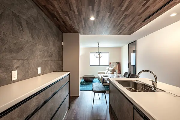 大阪市港区の新築注文住宅　キッチン｜7ARC施工事例