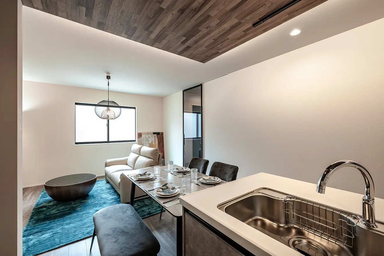 大阪市港区の新築注文住宅　LDK｜7ARC施工事例