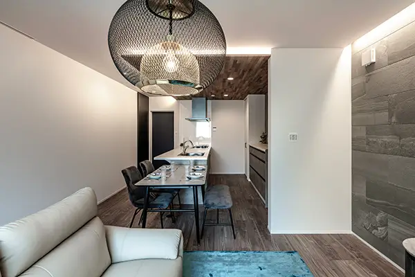 大阪市港区の新築注文住宅　LDK｜7ARC施工事例