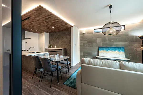 大阪市港区の新築注文住宅　LDK｜7ARC施工事例