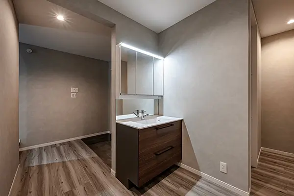 八尾市の新築注文住宅　廊下｜7ARC施工事例