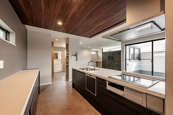 八尾市の新築注文住宅　キッチン｜7ARC施工事例