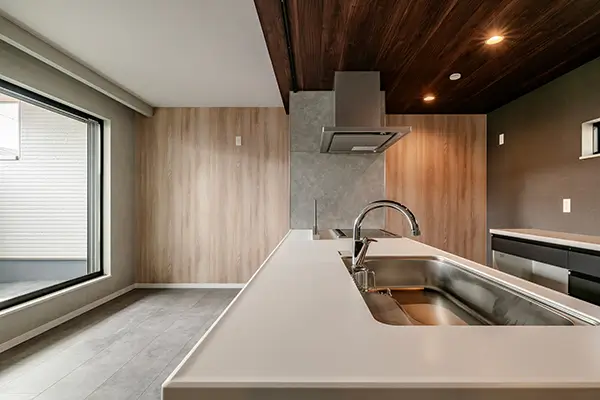 八尾市の新築注文住宅　キッチン｜7ARC施工事例