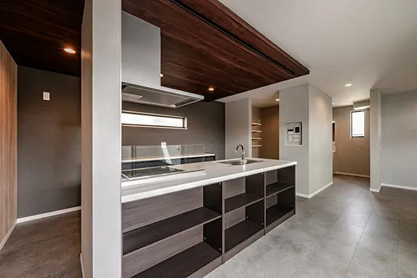 八尾市の新築注文住宅　キッチン｜7ARC施工事例