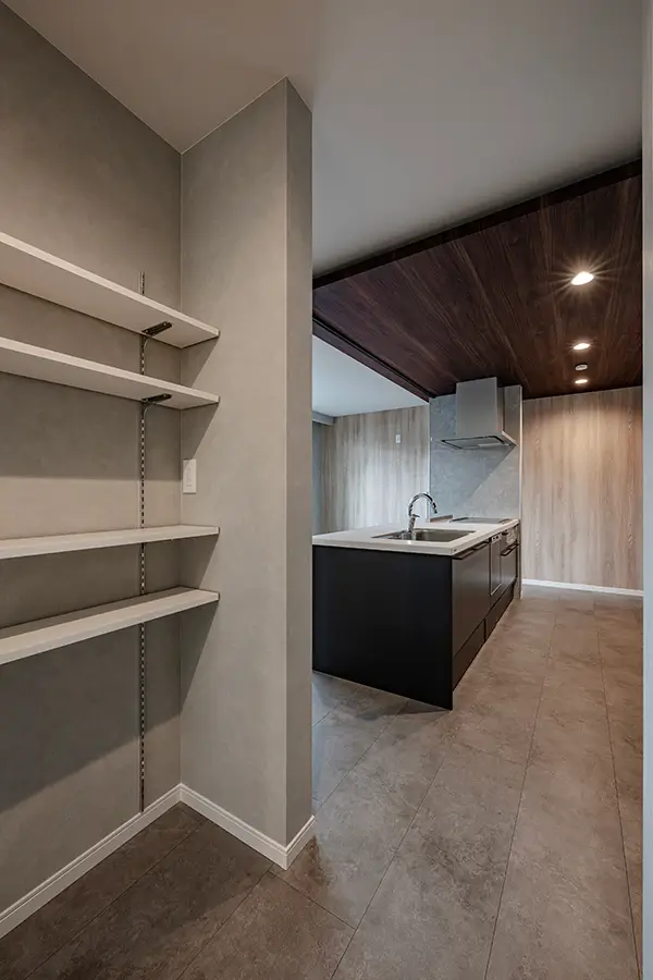 八尾市の新築注文住宅　パントリー｜7ARC施工事例