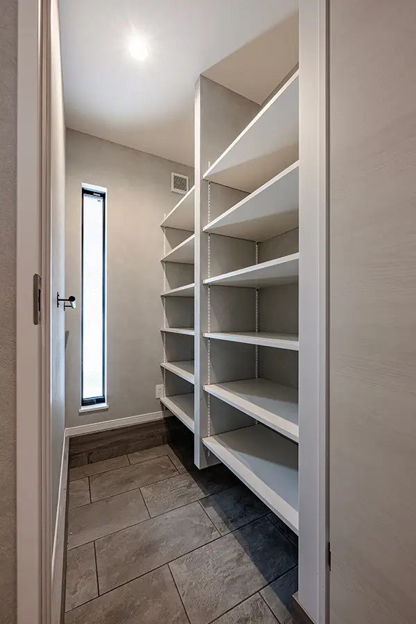 八尾市の新築注文住宅　シューズクローゼット｜7ARC施工事例