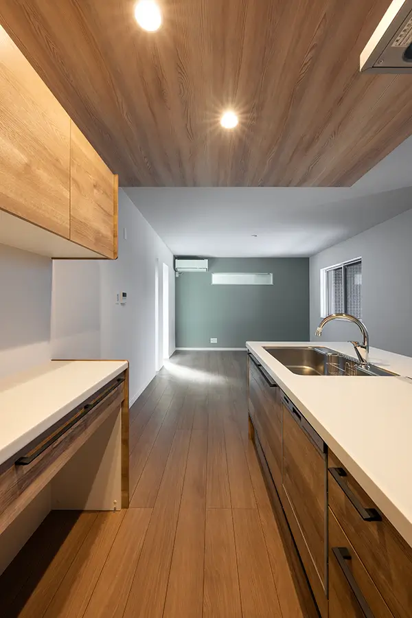 東大阪市の新築注文住宅　キッチン｜7ARC施工事例