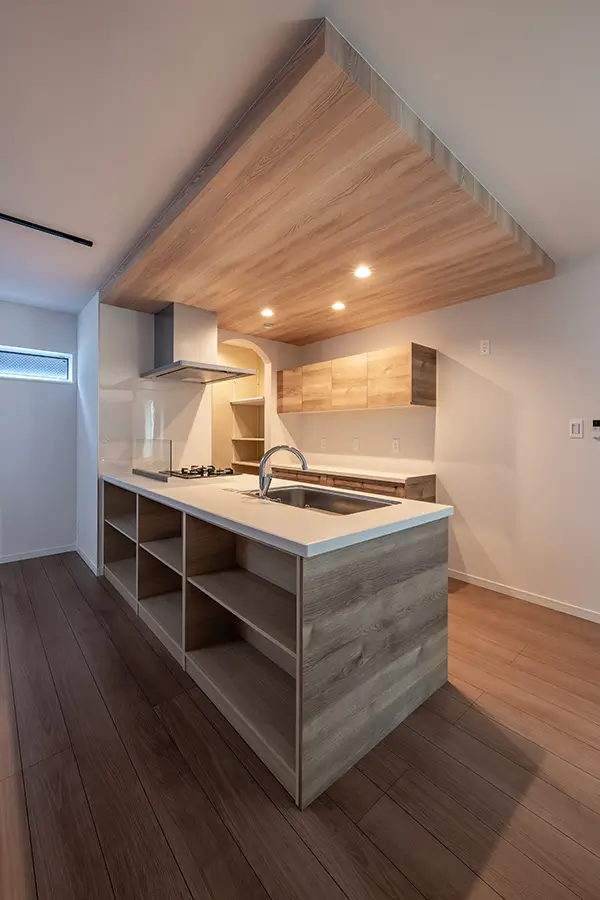 東大阪市の新築注文住宅　キッチン｜7ARC施工事例