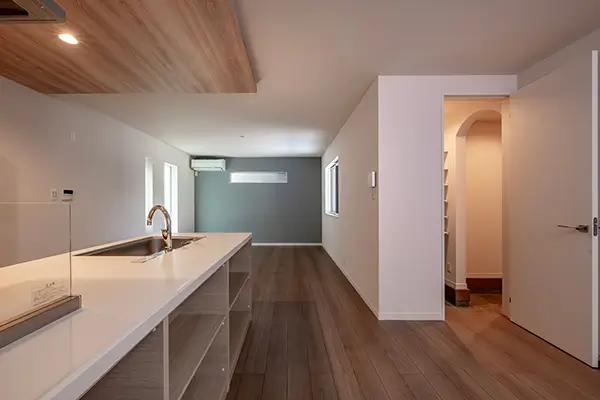 東大阪市の新築注文住宅　LDK｜7ARC施工事例