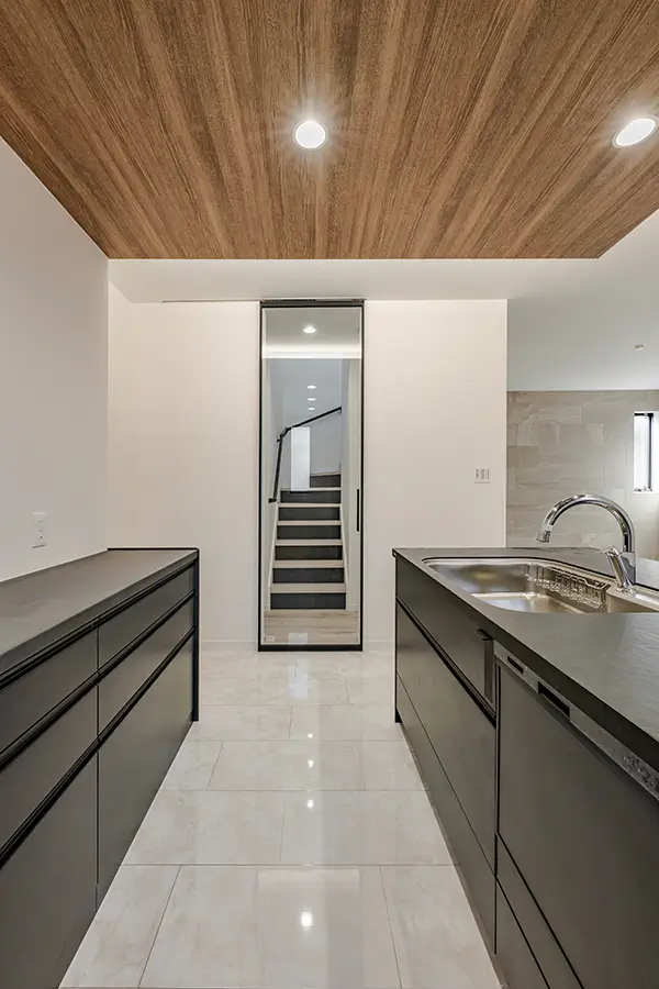 東大阪市の新築注文住宅　キッチン｜7ARC施工事例