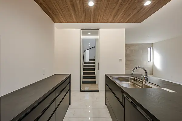 東大阪市の新築注文住宅　キッチン｜7ARC施工事例