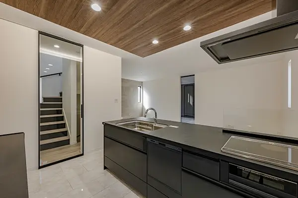 東大阪市の新築注文住宅　キッチン｜7ARC施工事例