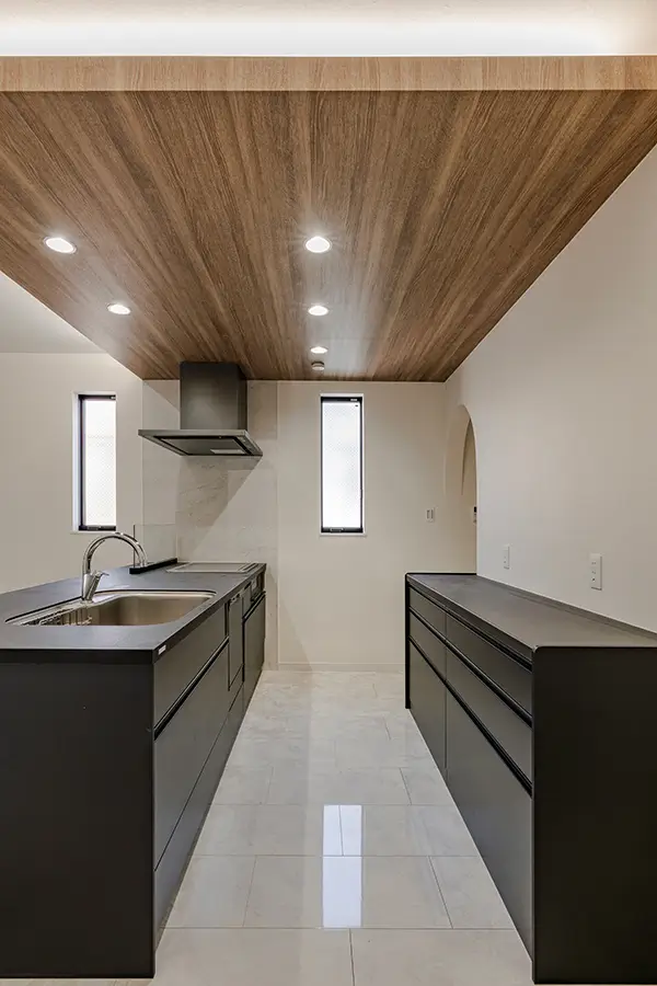 東大阪市の新築注文住宅　キッチン｜7ARC施工事例