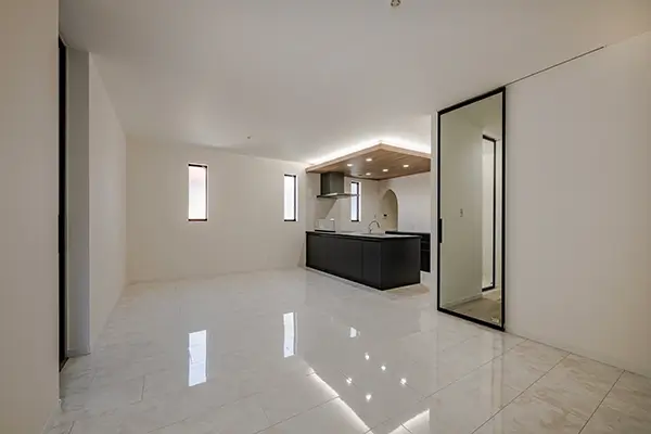 東大阪市の新築注文住宅　LDK｜7ARC施工事例