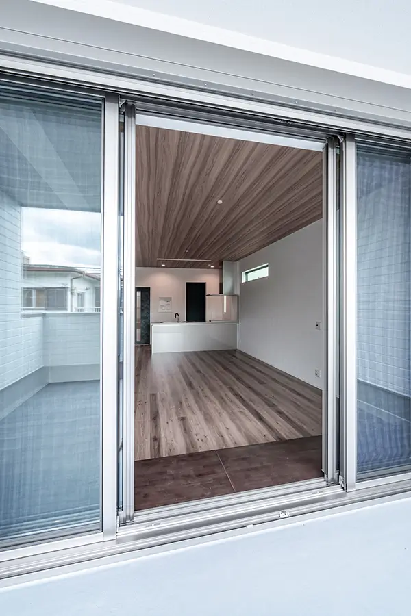 東大阪市の新築注文住宅　バルコニー｜7ARC（セブンアーク）施工事例