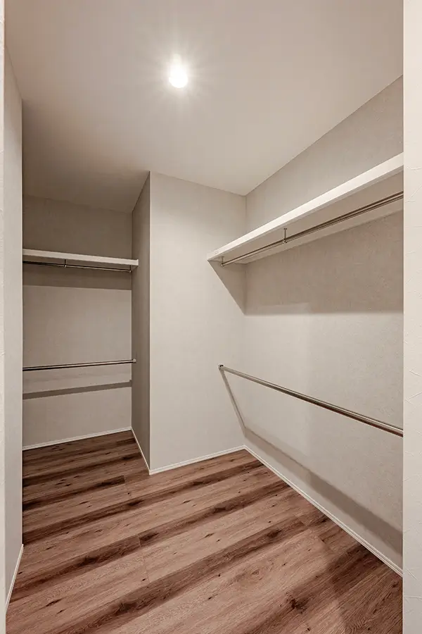 東大阪市の新築注文住宅　クローゼット｜7ARC（セブンアーク）施工事例