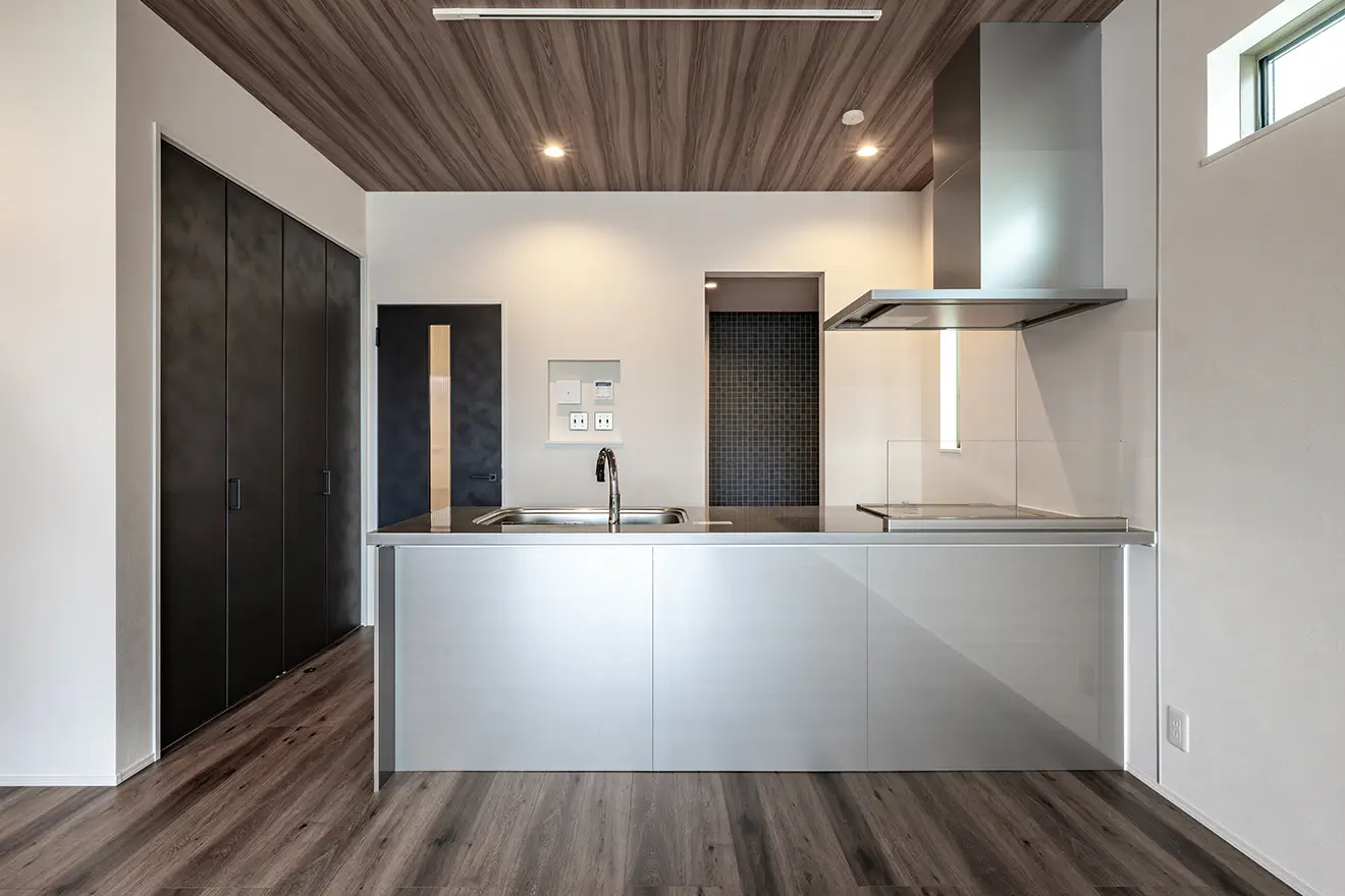 東大阪市の新築注文住宅　キッチン｜7ARC（セブンアーク）施工事例