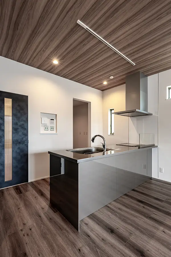 東大阪市の新築注文住宅　キッチン｜7ARC（セブンアーク）施工事例