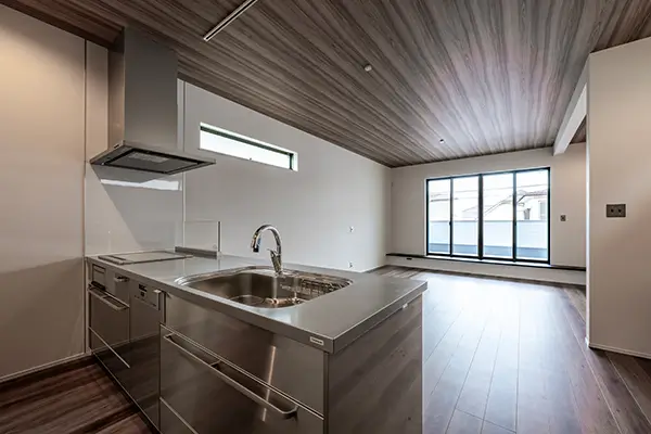 東大阪市の新築注文住宅　キッチン｜7ARC（セブンアーク）施工事例