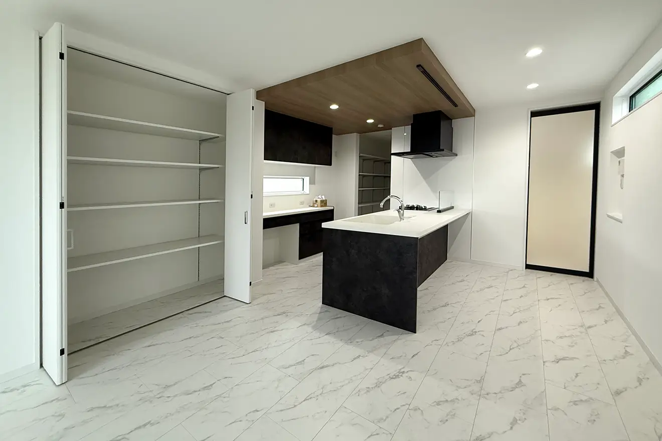 堺市北区の新築注文住宅　LDK｜7ARC（セブンアーク）施工事例